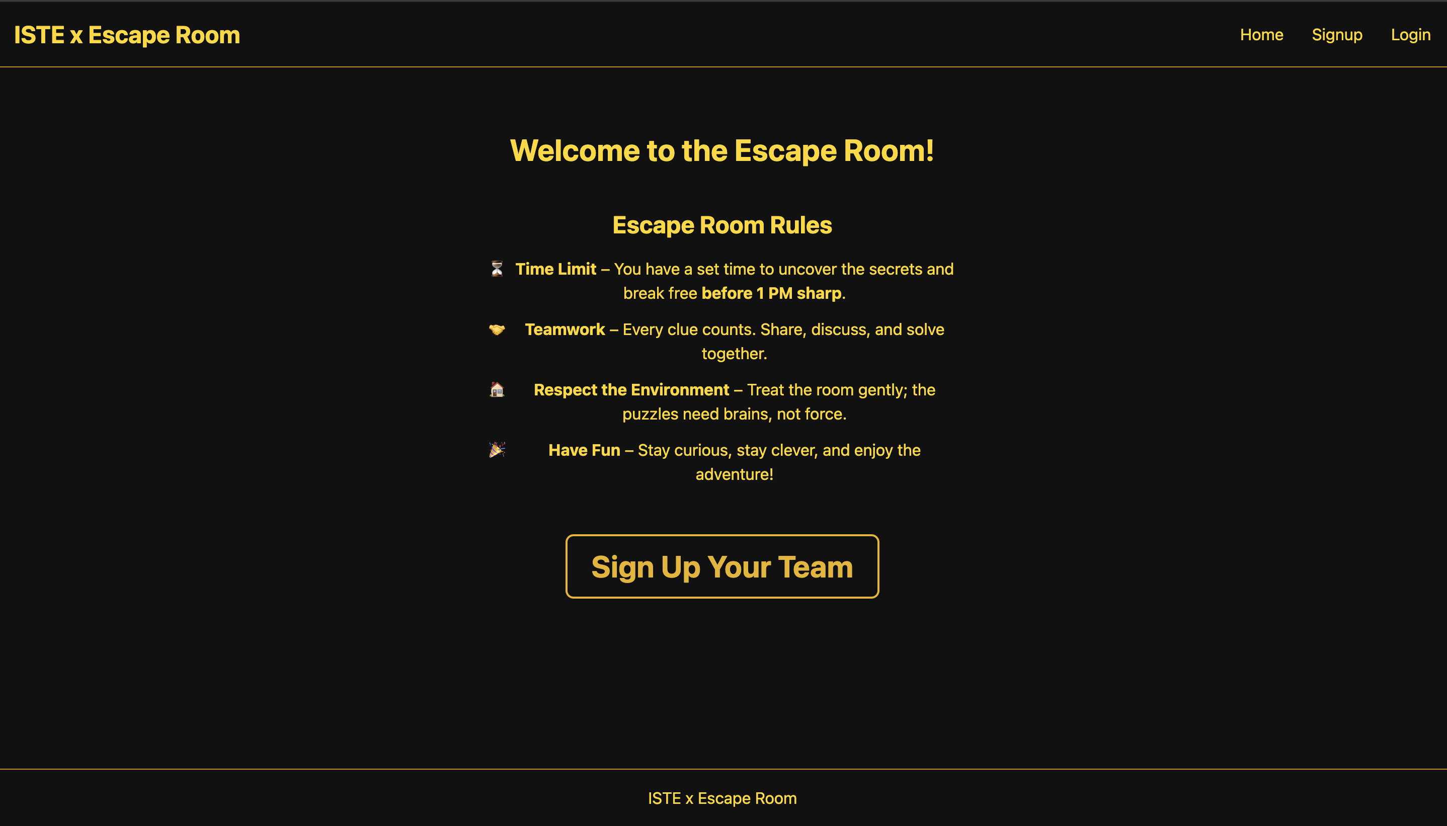 Tech Escape Room